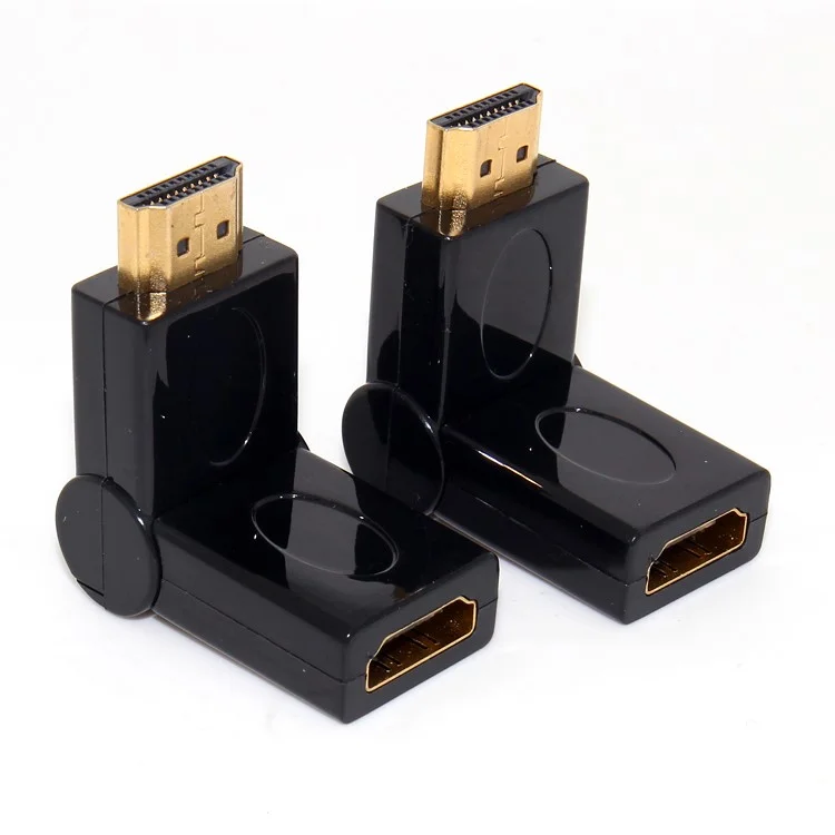 180 Degree Swivel HDMI Male to Female Adapter
