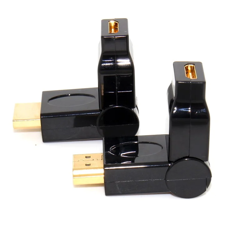 180 Degree Rotating HDMI Male to Mini HDMI Female Adapter
