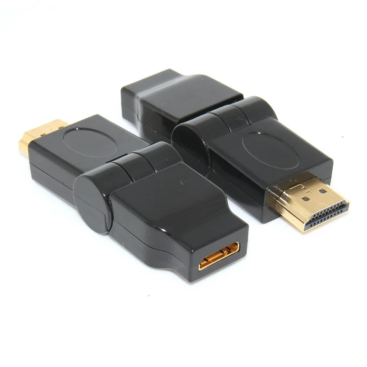180 Degree Rotating HDMI Male to Mini HDMI Female Adapter