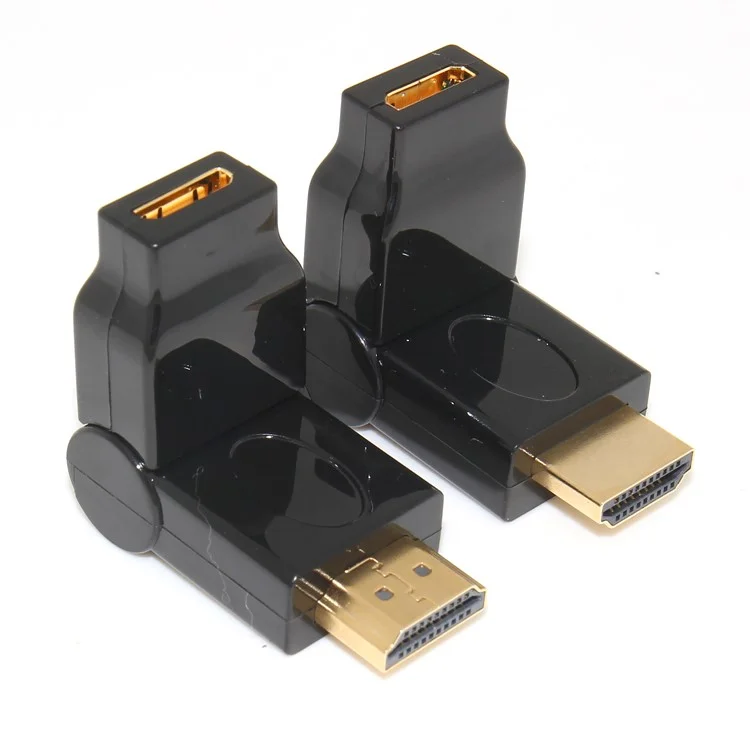 180 Degree Rotating HDMI Male to Mini HDMI Female Adapter