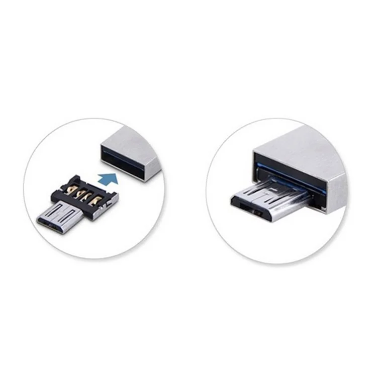 DM USB to Micro USB Male OTG Adapter for USB Flash Driver / Phone / Tablet