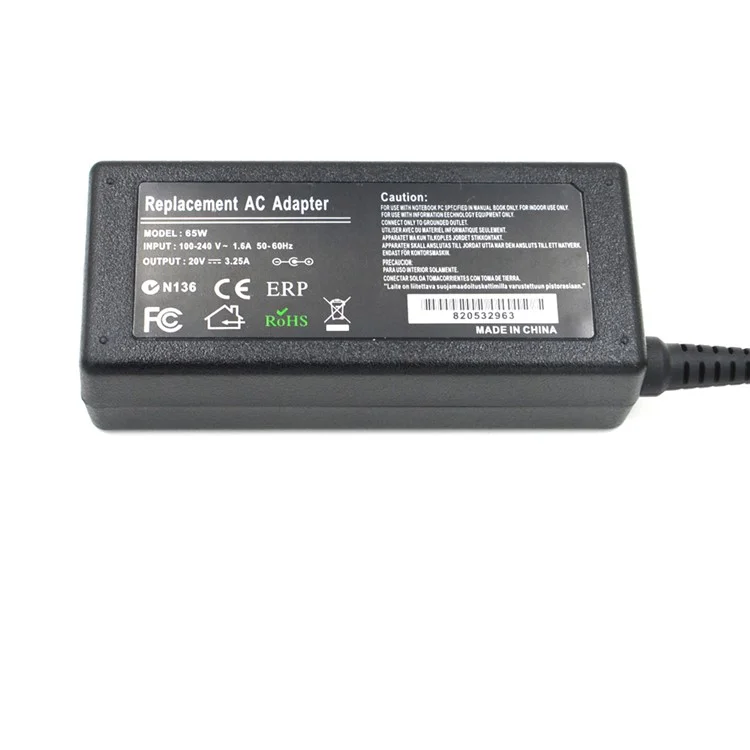 20V 3.25A 65W Power Adapter Charger for Lenovo IdeaPad Yoga11 / 11S, ThinkPad X230S T431S