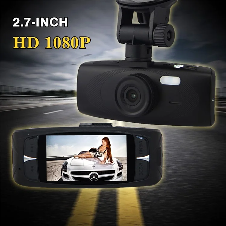 G1WH 2.7-inch HD 1080P 4 x Zoom Car Camcorder 140° Wide Angle Support GPS Navigation