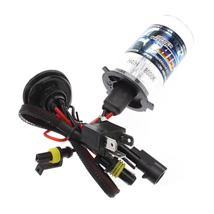 35W H4-2 4300K HID Xenon Headlight Lamps Bulbs - One Pair