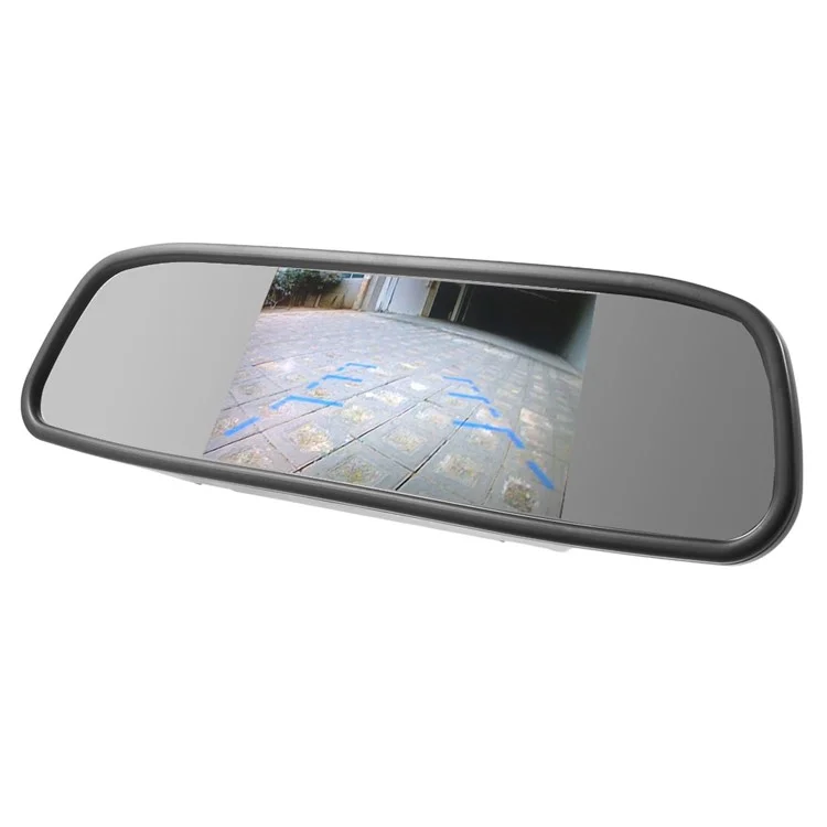 4.3-Inch Color Digital TFT Car Rear View Mirror Monitor DC 12V SJD-458