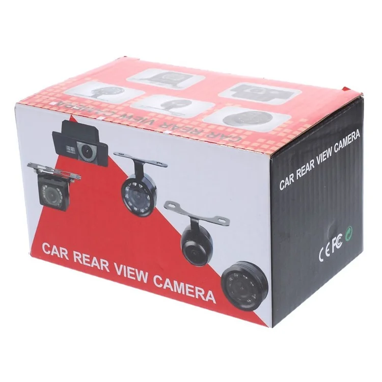 Flush Mount 150 Degree Car Reverse Backup Rear View Camera w/ Hole Saw 5W JSA-822 - PAL