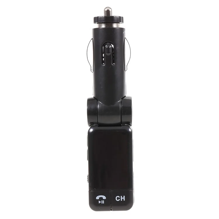Car MP3 Player Bluetooth Hands-Free Receiver Speakerphone Car Charger with 2 USB Outputs