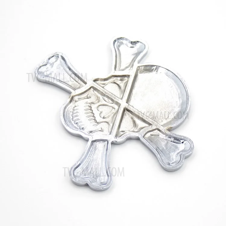 3D Metal Car Decorative Stick-on Pirate for Motorcycle Car
