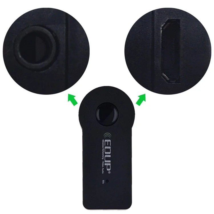 EDUP EP-B3511 Mini 3.5mm Input Car Bluetooth V3.0 Music Audio Receiver Adapter