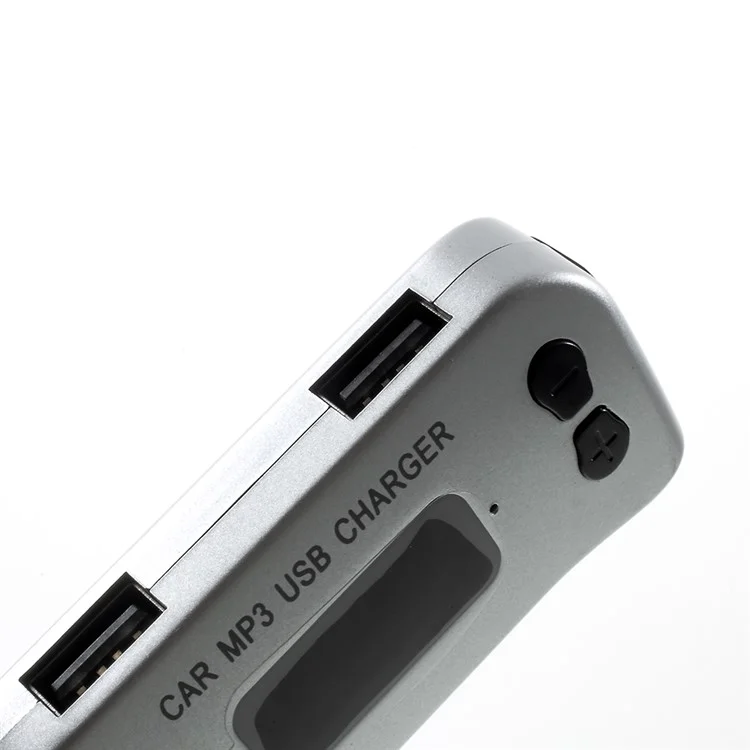 A24-BT Foldable Dual USB Car Charger MP3 FM Bluetooth Transmitter Car Kit for iPhone Samsung Huawei