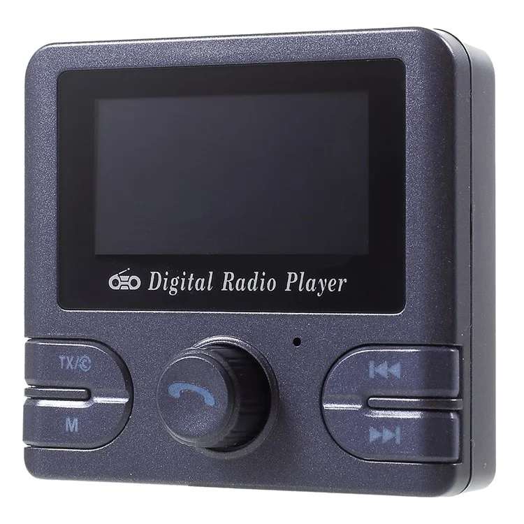 In-car DAB/DAB+ Adapter Bluetooth Hands-free Radio Receiver Digital Player Supports FM Transmission/TF-card/Aux