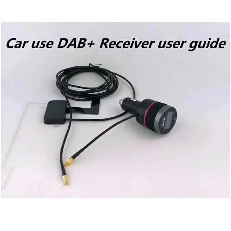Car DAB+ Radio Receiver FM Transmitter In-Car Music Player 5V/2.4A USB Car Charger