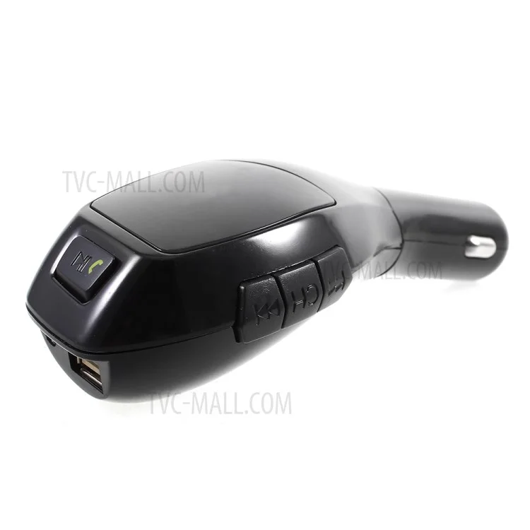 X5 Bluetooth FM Transmitter Car Charger Wireless Car Kit Support TF Card/Hands-free Phone Call