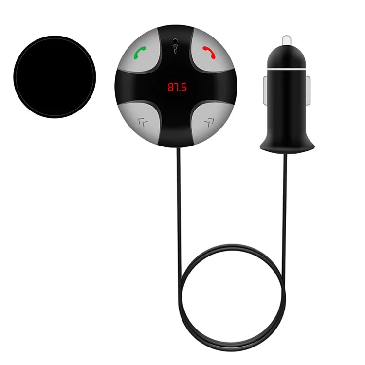 Car Bluetooth Hands-free MP3 Music Player USB Car Charger with FM Transmitter