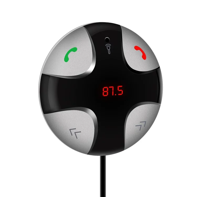 Car Bluetooth Hands-free MP3 Music Player USB Car Charger with FM Transmitter