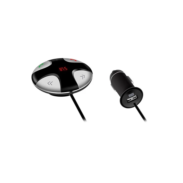 Car Bluetooth Hands-free MP3 Music Player USB Car Charger with FM Transmitter