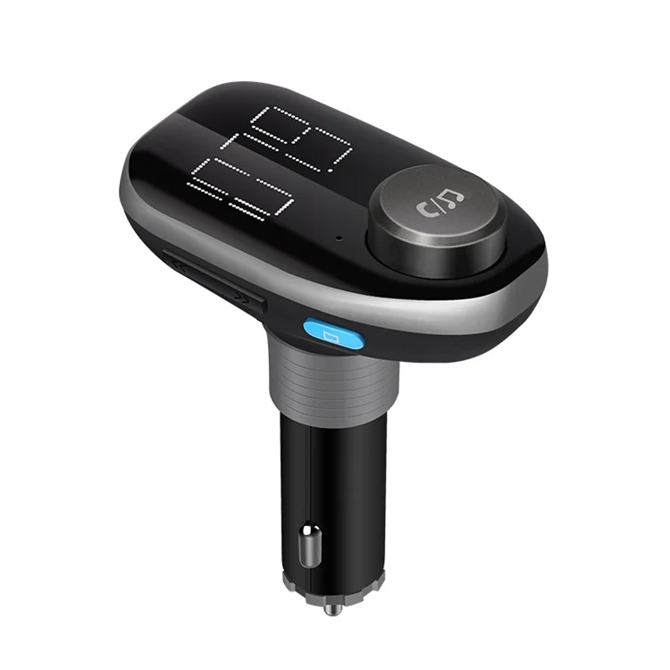 Dual USB -auto -ladegerät Bluetooth FM Sender Hände Kostenlos Auto Kit Support TF -karte / U Diskspiel