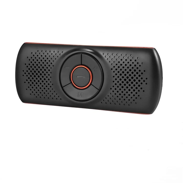 T826 Динамик Громкой Связи MP3 Музыка Bluetooth Player Беспроводной Автомобильный Комплект Bluetooth 4.2 EDR Поддержка TF Connect 2 Телефона - Черный Красный