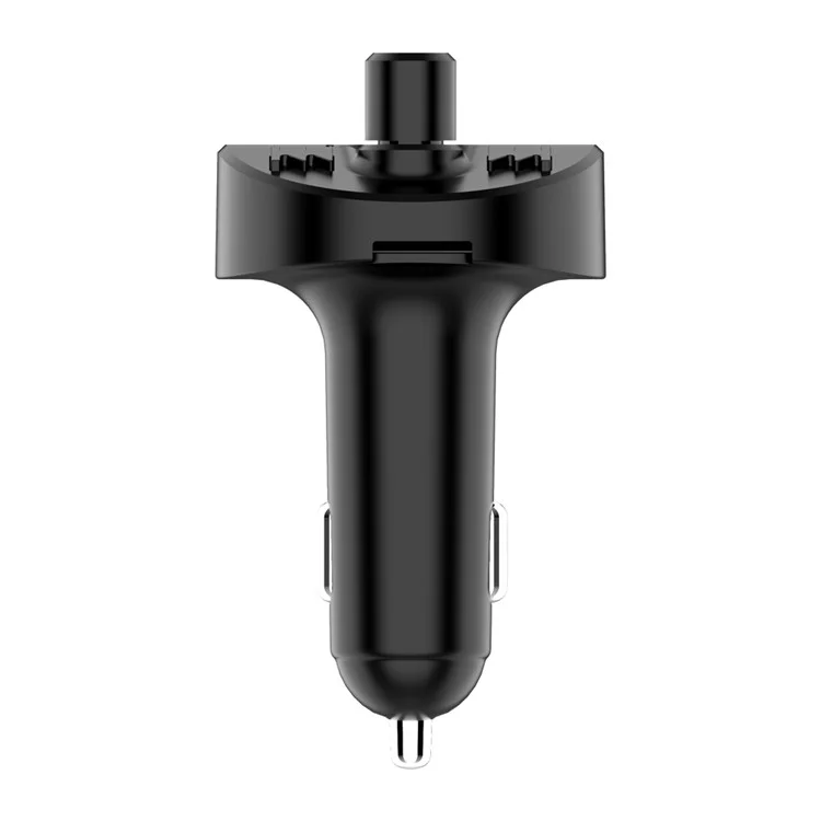 T66 Car 3.1A Quick Charge Dual USB Charger Hands-free Bluetooth-compatible 5.0 MP3 Player FM Modulator Transmitter