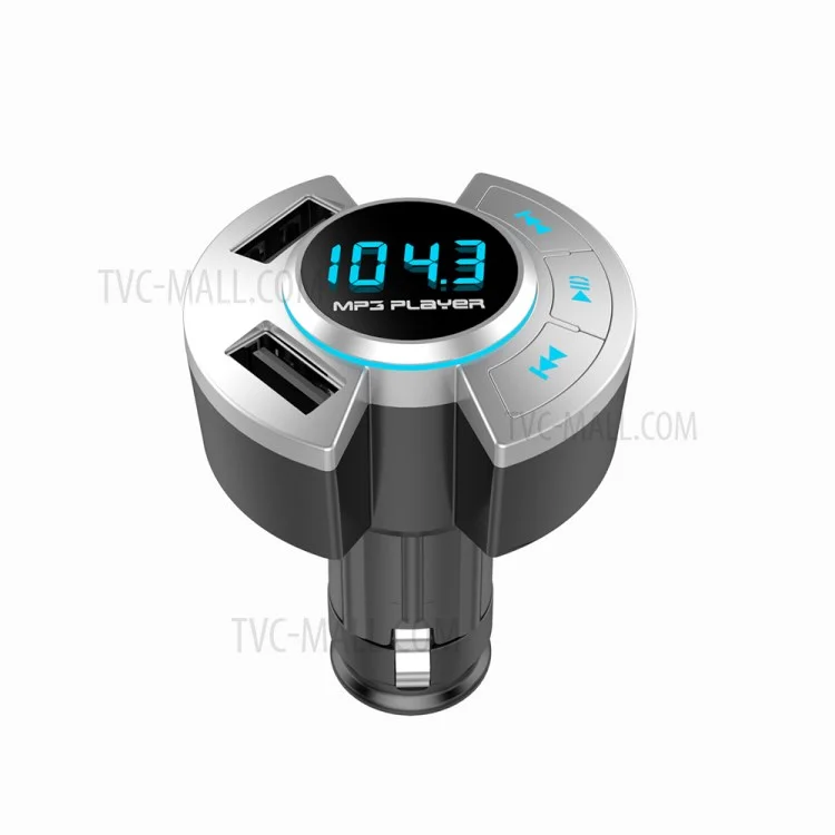 Multifunktion Auto Bluetooth MP3 Player Dual USB Car Charger Support TF Card/U -festplatte