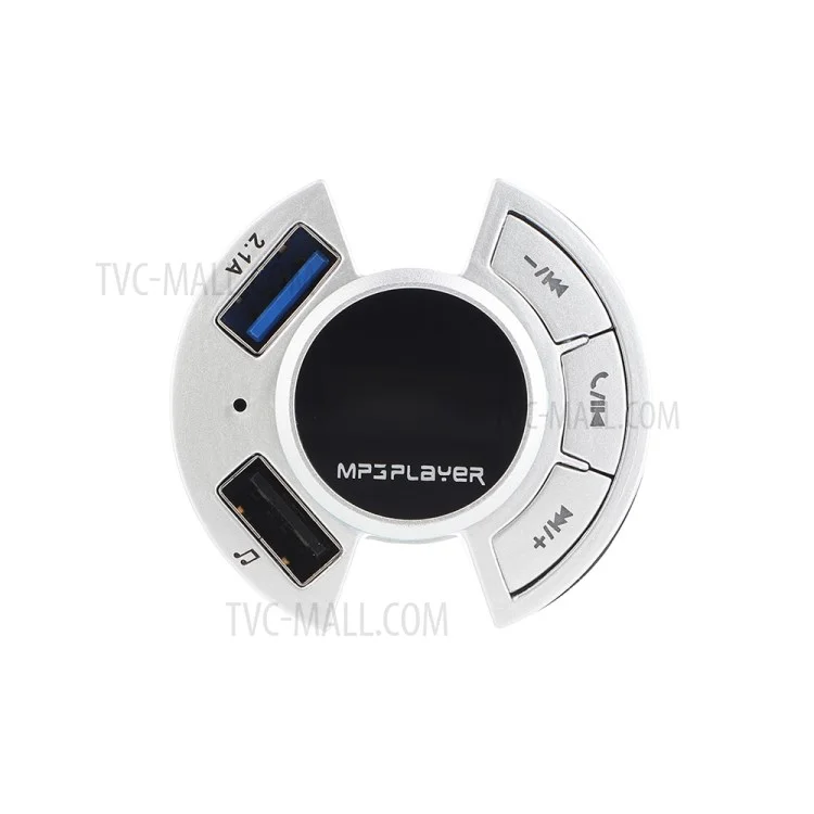 Multifonction Car Bluetooth MP3 Lecteur Double Chargeur de Voiture USB Prise en Charge de la Carte TF / u Disque