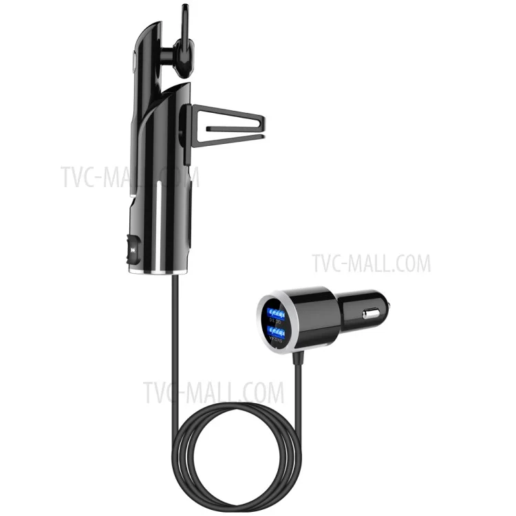 Bluetooth-compatible Headset with Private Call Car MP3 Player Fast Charging Function
