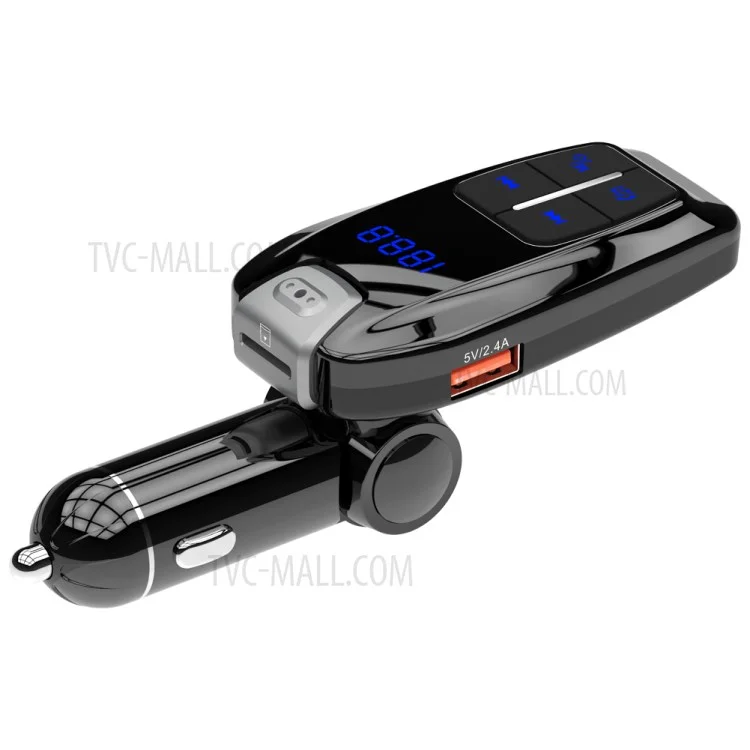 JEDX-BC59 Bluetooth Wireless Car FM Sender Mp3 Player PD 3.0 18W Usb-telefonladegerät