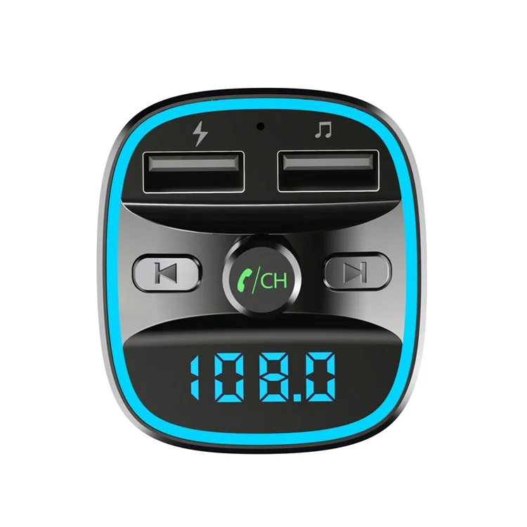 JEDX-TB25 Car Bluetooth MP3 Player FM Transmisor Kit de Automóvil Con Manos Libres