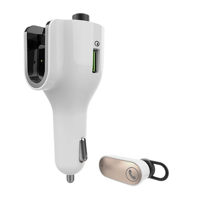 Car Charger FM Transmitter Bluetooth 5.0 FM Modulator Headset