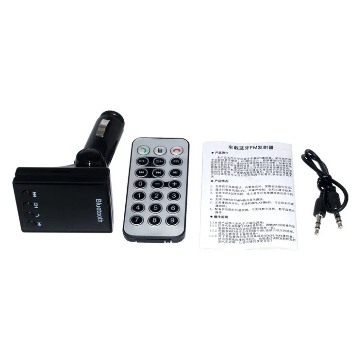 BT-006 Cigarette Lighter Style Bluetooth V2.1 Handsfree FM Transmitter Car Kit
