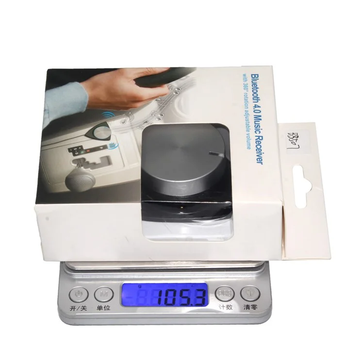 B3507 Bluetooth V4.0 Music Receiver with 360° Rotation Ajustable Volume