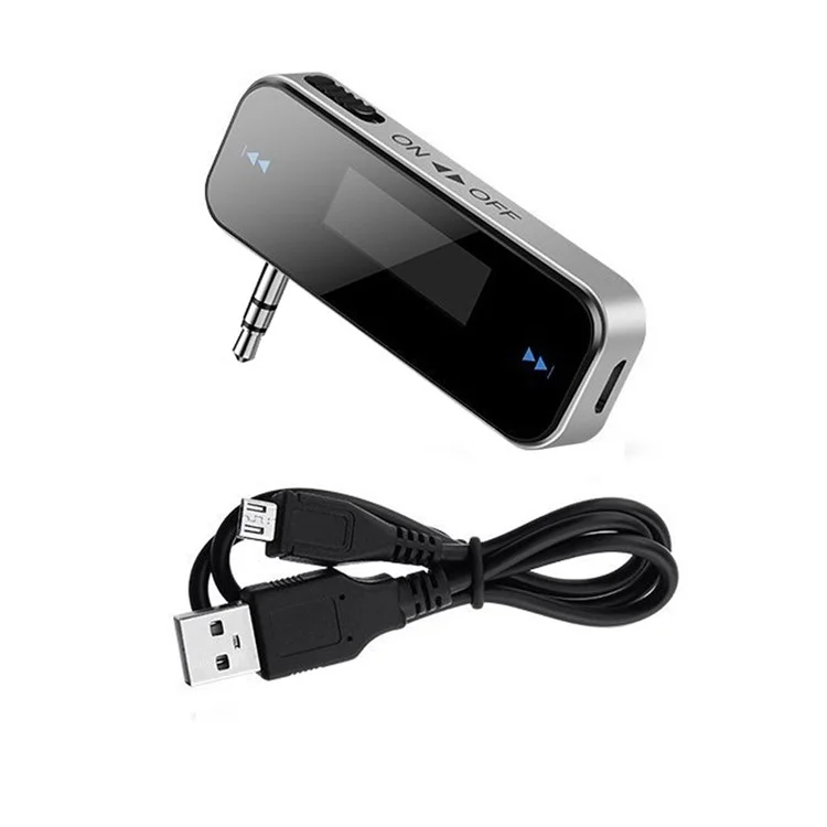 3.5mm Car Wireless Hands-free FM Transmitter Audio Adapter