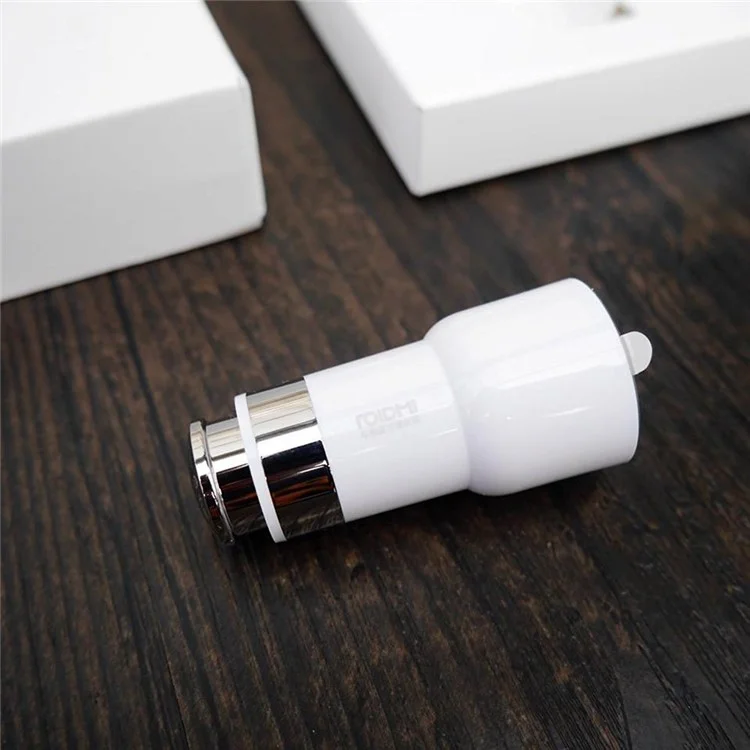 XIAOMI Roidmi Wireless Bluetooth 2-Port USB Car Charger MP3 Car Music Player - White