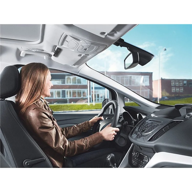 Bluetooth 4.1 Sun Visor Car Speakerphone A2DP Streaming Hands-Free Car Kit - Black