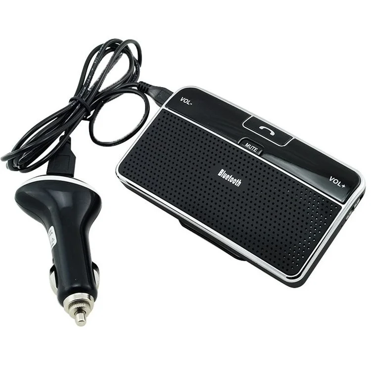 BT LD-168 Wireless Bluetooth + USB Car Charger Hands-free Car Kit for iPhone Samsung Huawei etc.