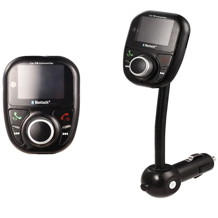 BT002 Bluetooth Car MP3 Audio Player FM Transmitter with Remote Control LCD Screen USB Charger
