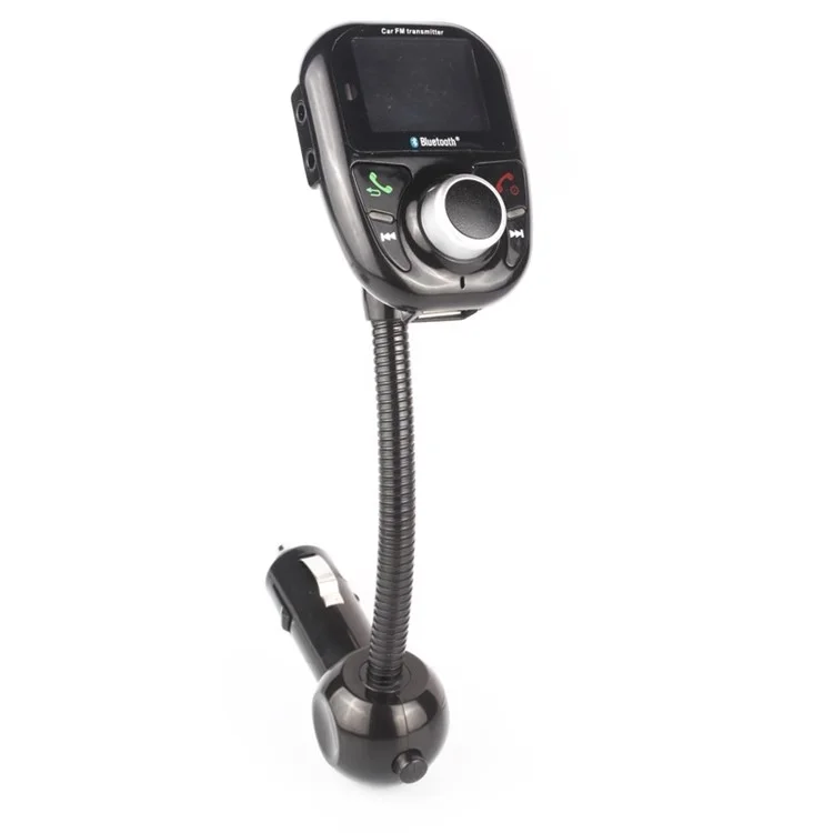 BT002 Bluetooth Car MP3 Audio Player FM Transmitter with Remote Control LCD Screen USB Charger