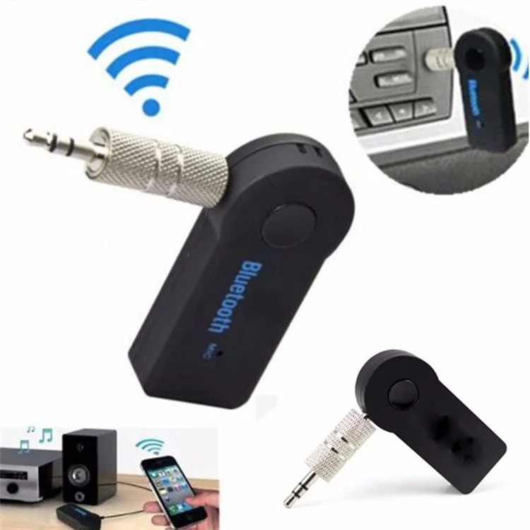 Универсальный Портативный Bluetooth 3.5 Мм A2DP Беспроводной AUX Audio Music Adapter Приемник