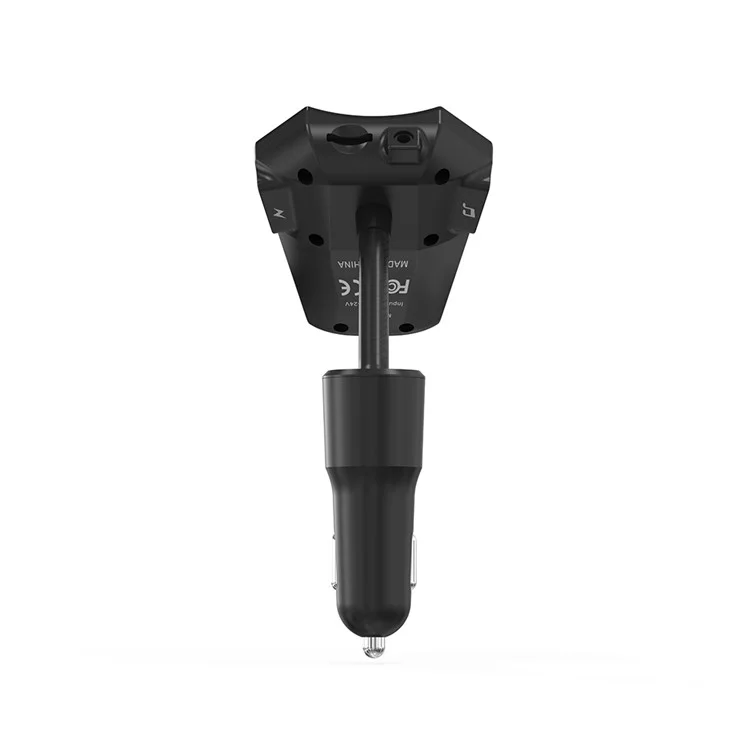 M7 LED Monitor Car MP3 Player Bluetooth FM Transmitter Car Kit Support TF Card/U-Disk - Black