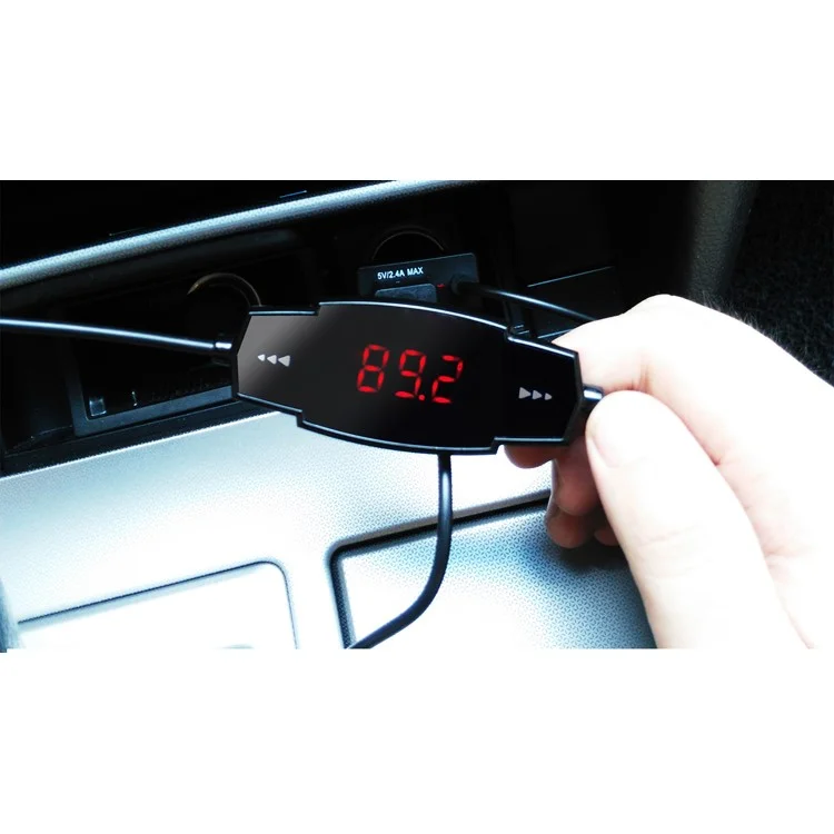 FM23 Car MP3 Music Player FM Radio Transmitter Car Charge with 3.5mm Line-in