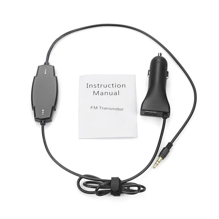 FM23 Car MP3 Music Player FM Radio Transmitter Car Charge with 3.5mm Line-in