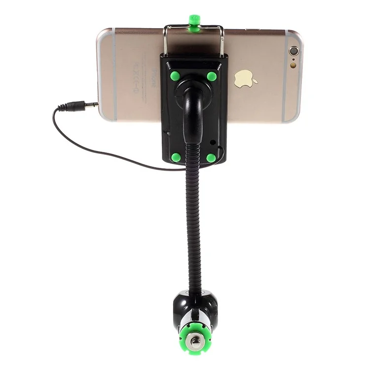 Car Charger FM Transmitter with Universal Phone Holder