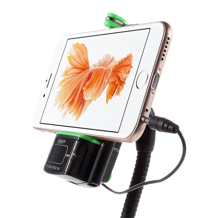 Car Charger FM Transmitter with Universal Phone Holder