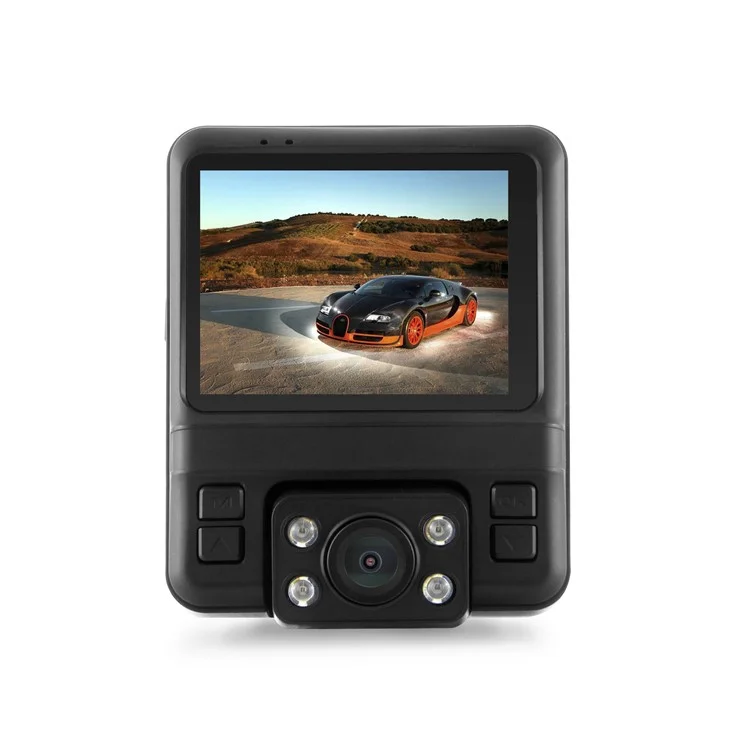 GS65H Dual Lens Dash Cam Vehicle Camera Recorder 2.4-inch LCD 1080P FHD Wide Angle View