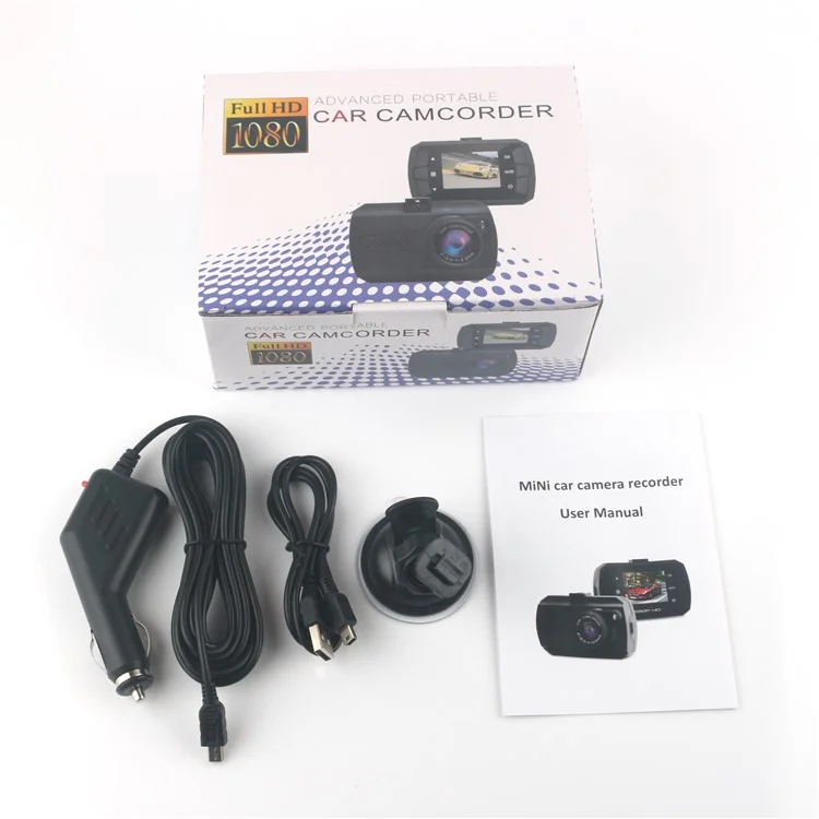 W2 1080P Full HD 120 Degree Wide Angle Lens Car Video Recorder Car DVR with G-Sensor