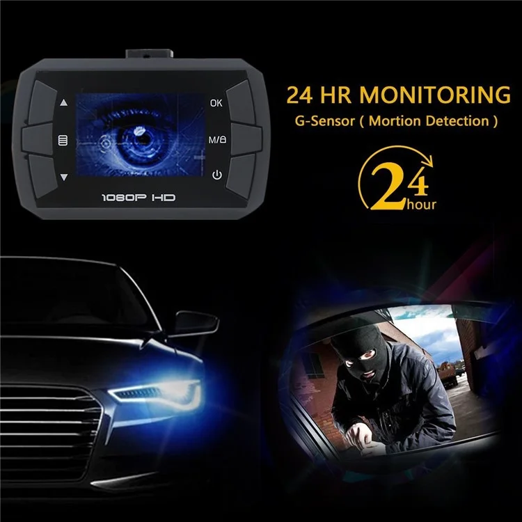 W2 1080P Full HD 120 Degree Wide Angle Lens Car Video Recorder Car DVR with G-Sensor