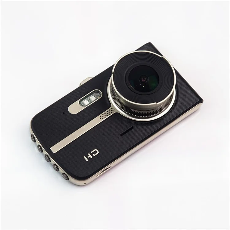 H430 4 inch IPS Screen Dual Lens Car DVR Car Dash Cam Recorder with 1080P 170° Wide Angle