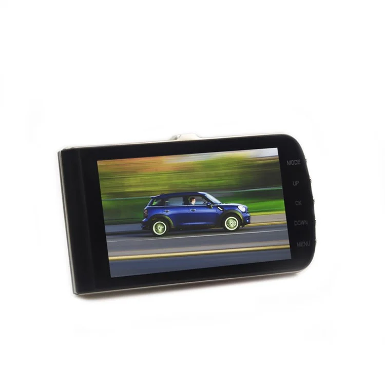 H430 4 inch IPS Screen Dual Lens Car DVR Car Dash Cam Recorder with 1080P 170° Wide Angle