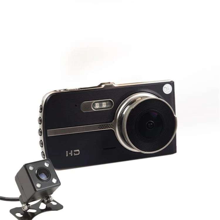 H430 4 inch IPS Screen Dual Lens Car DVR Car Dash Cam Recorder with 1080P 170° Wide Angle