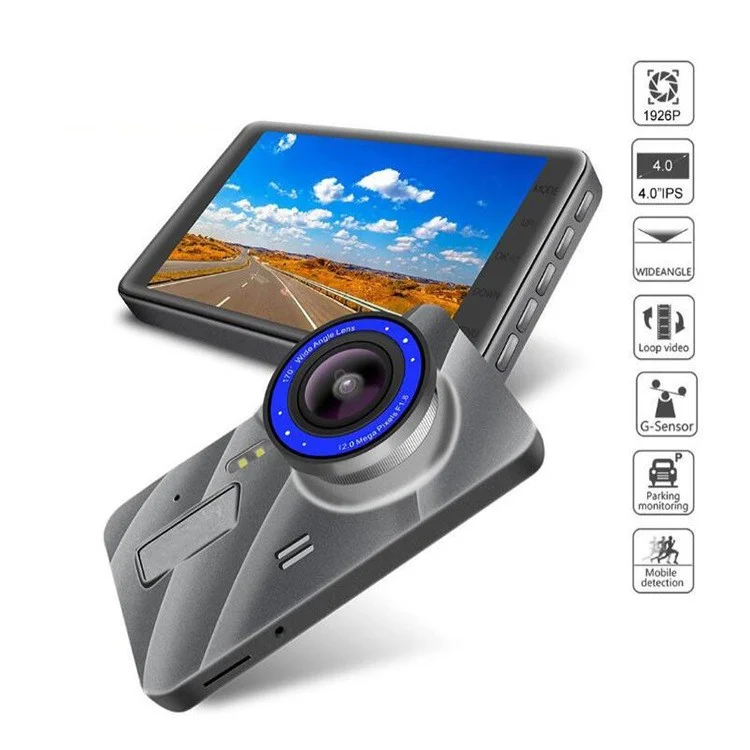 S043 Single Lens 4.0-inch 1080P Full HD Car DVR Support Infrared Night Vision